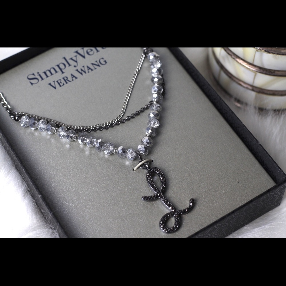 Simply Vera “L” Pendant Necklace